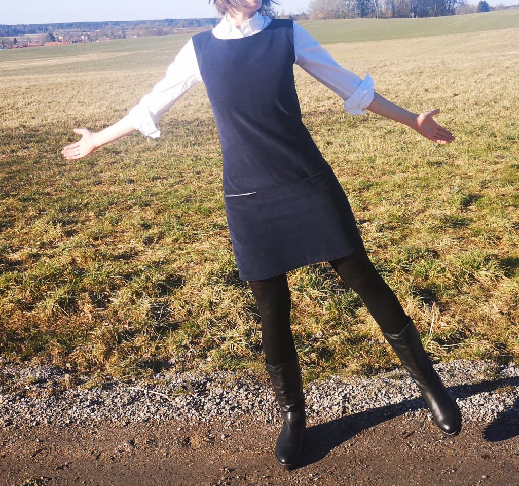 Nina Lee, Carnaby Shift Dress, Pattern, Schnittmuster, Cord