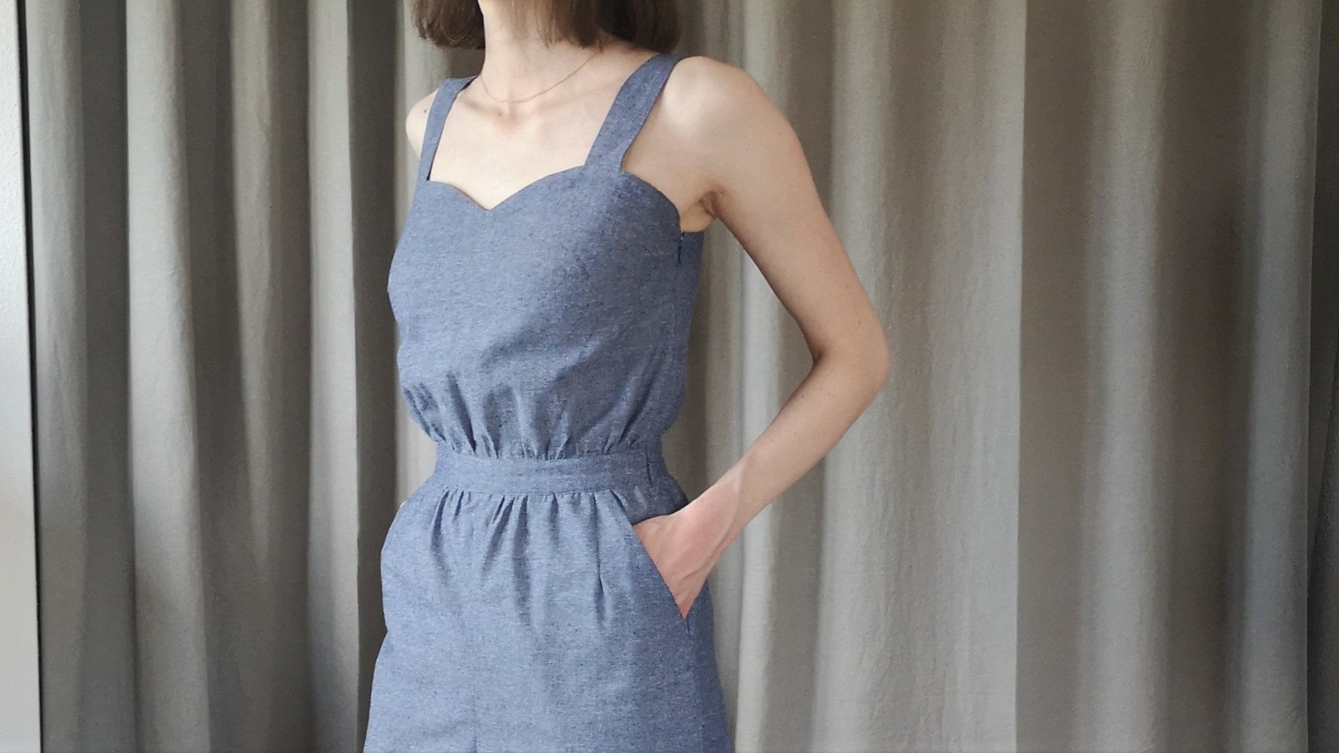 Tilly and the buttons Marigold Jumpsuit Chambray Pattern Schnittmuster